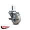 Service Caster 3 Nylon Wheel Swivel 7/16'' Grip Ring Stem Caster with Brake SCC-GR20S314-NYS-TLB-716138 - alternate 4
